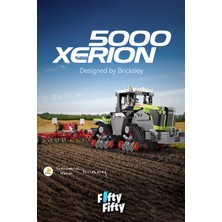 Vagonlife Cada Claas Xerıon 5000 -C65012W (1336 Parça) Profesyonel Oyuncak Yapım Seti