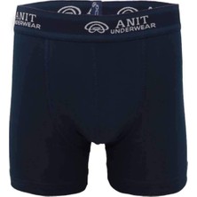 Anıt Kısa Paça Likralı Erkek Boxer Siyah - 1115A