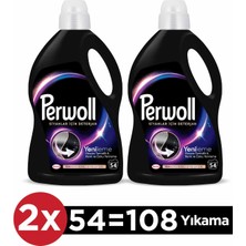 Perwoll Siyah Hassas Bakım Sıvı Çamaşır Deterjanı 2'li Set (2x2,97 Lt)