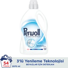 Perwoll Geliştirilmiş Beyaz Sıvı Çamaşır Detarjanı 2970 ml