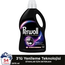 Perwoll Geliştirilmiş Siyah Sıvı Çamaşır Deterjanı  2970 ml