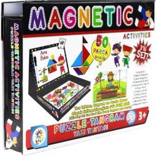 Toptan Bulurum Laço Manyetik Aktiviteler Tangram Puzzle Yazı Tahtası LC7163