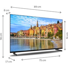 THOMSON 40FG2S14 40" 100 Ekran Uydu Alıcılı Full HD Dolby Audio Google LED TV