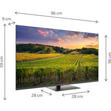 THOMSON 65QG5C14 65" 164 Ekran Uydu Alıcılı 4K Ultra HD Google QLED TV