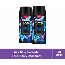 Axe Premium Collection Erkek Sprey Deodorant Blue Lavender 150 ml X2