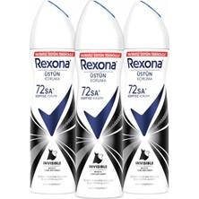 Rexona Kadın Sprey Deodorant Invisible 150 ml X3