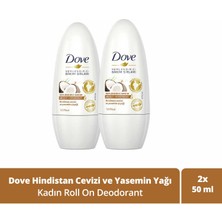 Dove Kadın Roll On Deodorant Hindistan Cevizi ve Yasemin Çiçeği 50ML X2