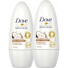 Dove Kadın Roll On Deodorant Hindistan Cevizi ve Yasemin Çiçeği 50ML X2