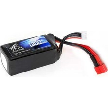 Leopard Power 1300 mAh 22.2V 6S 30C Lityum Polimer Lipo Batarya Pil T Plug