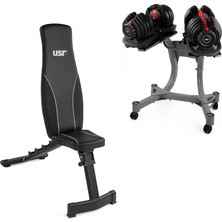 Usr Tlos-48 Ayarlı BENCH-2X24 kg Dambıl Seti