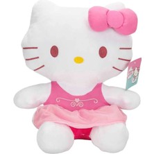 Sunman Pelüş OT180201-A Hello Kitty Pembe Elbiseli Kurdeleli 36 cm