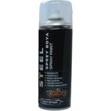 Steel Sprey Boya 400ML. Siyah