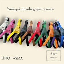 Lino Yumuşak Dokulu Ayarlanabilir Köpek Göğüs Tasması