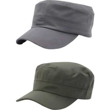 Uniquetrenders  Unisex Pamuklu Castro Şapka 2 Adet
