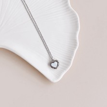 Boise Atelier Anne Boleyn Grey Steel Necklace