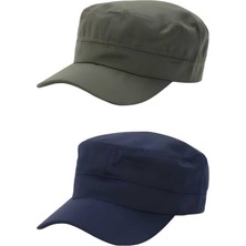 Uniquetrenders  Unisex Pamuklu Castro Şapka 2 Adet