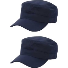 Uniquetrenders  Unisex Pamuklu Castro Şapka 2 Adet