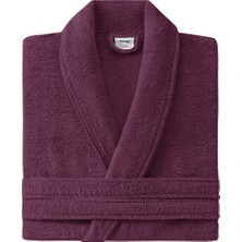 Yataş Essentials Yüksek Su Emici %100 Pamuk Penye Dokulu Bornoz - Fuşya