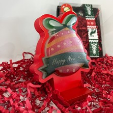 Happy New Year Yılbaşı Masaüstü LED Lamba/gece Lambası/usb’li ve Uv Baskılı (Leon—led ile Neon Görünüm) 11*11 cm