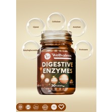 Wellvalens Digestive Enzymes – Sindirme Enzimleri ile Rahat Sindirme Desteği | 30 Tablet