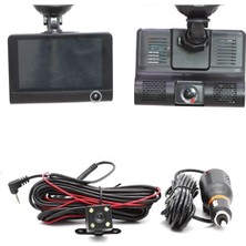 Hk Hk Araç Kayıt Kamerası Iç-Ön-Arka 4 Inç Vantuzlu Ekranlı 12V Dvr Uyumlu