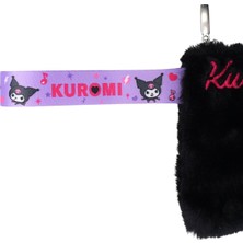 Wiggle Kuromi Yumuşak Peluş Tüylü Tek Bölmeli Fermuarlı El Askılı Çocuk Kalem Kutusu