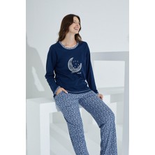 Etoile Ekstra Yumuşak Pamuklu Kumaş Pijama Takımı 98142