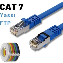 Irenıs 3 Metre Cat7 Kablo Yassı Ftp Ethernet Network Lan Ağ Kablosu