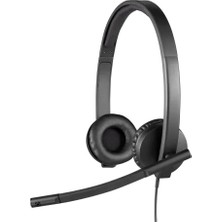 Hp-X Logitech 981-000575 H570E Stereo USB Çift Taraflı Headset Mikrofonlu Kulaklık