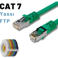 Irenıs 10 Metre Cat7 Kablo Yassı Ftp Ethernet Network Lan Ağ Kablosu