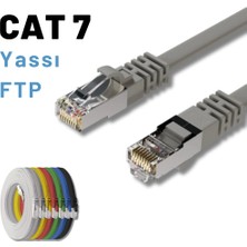 Irenıs 3 Metre Cat7 Kablo Yassı Ftp Ethernet Network Lan Ağ Kablosu