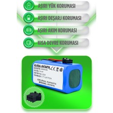 Global Batarya Bissell EV675 Uyumlu Akıllı Robot Süpürge Bataryası 14.4V 2600MAH Pil ( Kapasite)