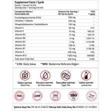 Validus Kids Citicoline 250 mg + FOS 500 mg + Phosphotidylserine 150 mg + Vitamin Complex 150 ml Syrup