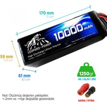 Leopard Power 10000MAH 22.2V 6s 25C Uav & Multirotor Batarya