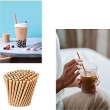 Efe Pastacılık Kraft Kağıt Pipet 19,5 cm 25 Adet