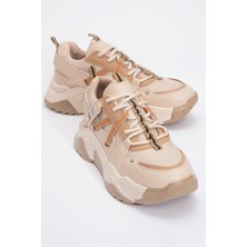 Luvi Leona Bej Kadın Spor Sneakers