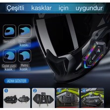 Y20 Max Kablosuz Bluetooth Motosiklet Kask Intercom - Çift Telefon Destekli Ipx6 Su Geçirmez