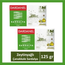 Dardanel Zeytinyağlı Soğuk Sıkım Çanakkale Sardalya 125 gr (2paket)