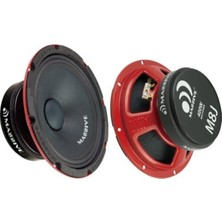 Massive MS-M8J 20 cm 800W 150 Rms Midrange Hoparlör Çift Carbon Seri