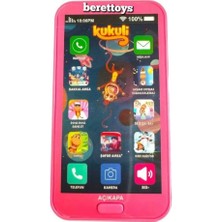 Berattoys Oyuncak Cep Telefonu Işıklı Müzikli Telefon Pilli Piyano Oyuncak Pilli Org