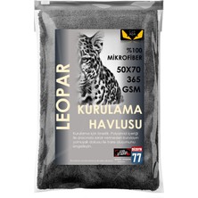 Carada Leopar® 50CMX70CM Mikrofiber Oto Kurulama ve Temizlik Havlusu 365GSM
