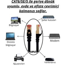 MN6 Cat 7 Kablo/2 METRE/10GBPS-600 MHZ-10000MBPS%27E Kadar/cat 7 Ethernet Kablosu