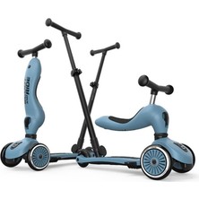 Scoot And Ride Push And Go Ebeveyn Kontrollü Çocuk Scooter Steel 240527-00071