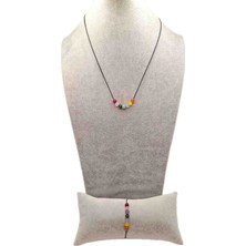 Han Ticarethane 7 Taşlı Çakra Kolye Bileklik Seti