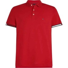 Tommy Hilfiger Erkek Kırmızı Polo Yaka T-Shirt