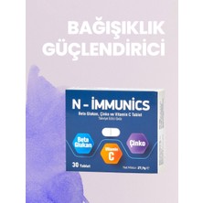 N-Immunics  Vitamin C & Beta Glukan & Çinko Içeren 30 Tablet