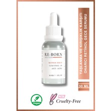 ReBorn Solution Yaşlanma, Karşıtı, Onarıcı Retinol (A Vitamini) Gece Serumu 30 ml (1% Retinol + B5)