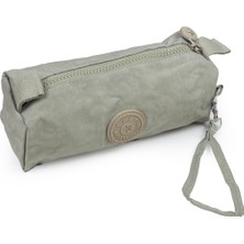 İmaks Krinkıl / Klinkır Tek Fermuarlı Bilek Askılı Cep Telefon El Çantası Cüzdan Kalemlik Bej 1115H