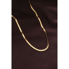 Ebijuteri 316L Çelik Altın Renk 60 cm Italyan Zincir Kolye
