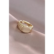 Ebijuteri Gold Metal Kadın Yüzük